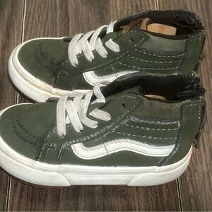 Kids Green High-Top Sneakers